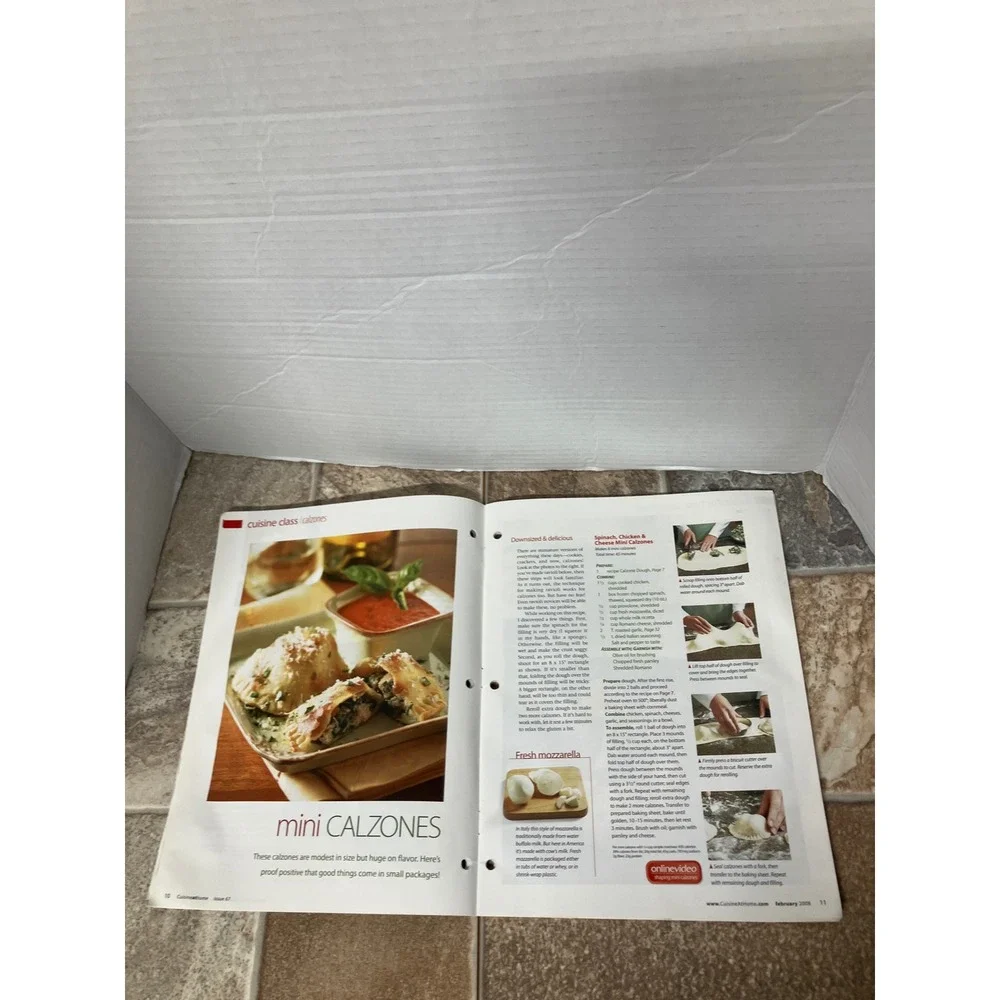 Cuisine At Home Magazine Collection Cookbook Recipe Lots February 2009